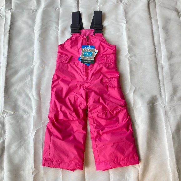 Columbia Toddler Snowslope III Snow Bib Insulated Waterproof 2T Pink NWT - Picture 1 of 10